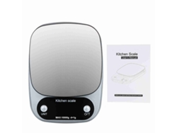 Balanza de cocina digital portátil con superficie impermeable, alta precisión 10 kg/1 g | Sin marca