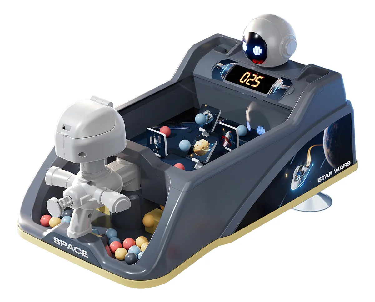 Máquina de pinball con forma de cocodrilo amarillo Gameslowmoose