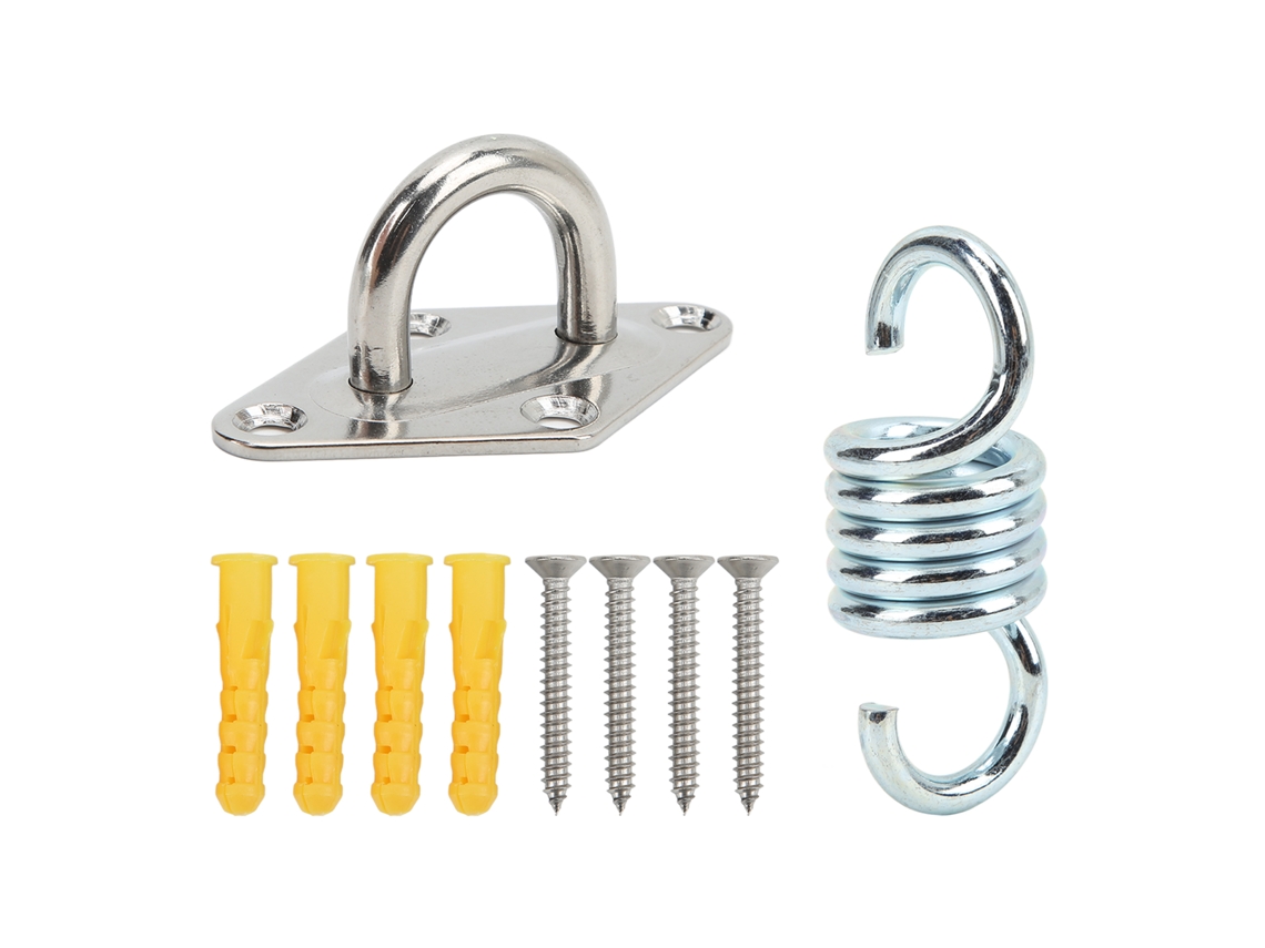 Kit De Suspensión De Techo De Acero Inoxidable Con Capacidad De 250 Kg Para Hamaca, Silla Colgante, Yoga