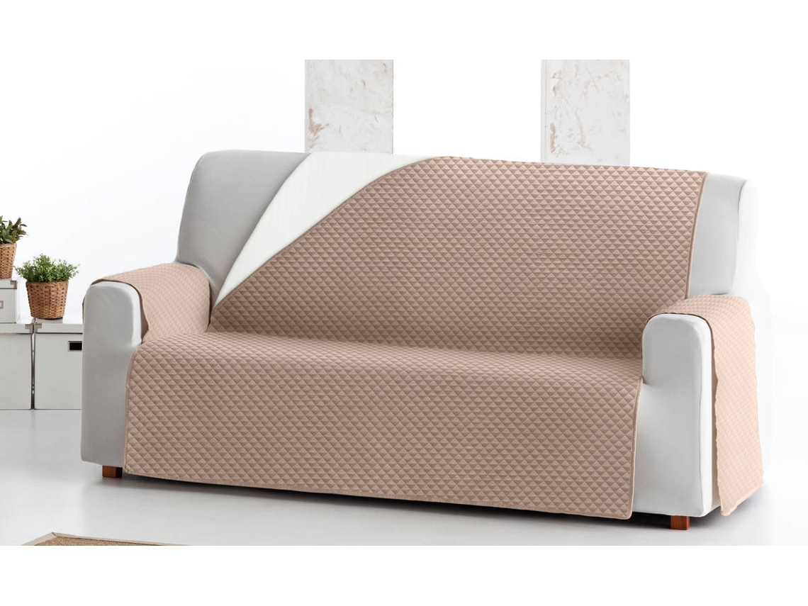 Funda acolchada e impermeable para sofá 2 lugares Luke (115 cm - Beige)
