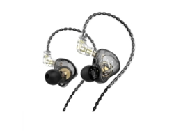 Auriculares Intraaurales Con Cable Trn Mt1, Color Negro