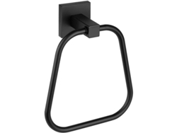2026-porta Toallas Redondo Negro Acero Inoxidable Sus304 Pared Baño Accesorio Moderno