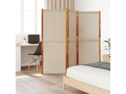 Biombo/separador de ambientes con 3 paneles | Separador de ambientes | Separador de ambientes 210x180 cm Marrón grisáceo