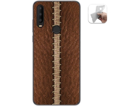 Carcasa Alcatel 3X 2020 TUMUNDOSMARTPHONE Cuero 01 Multicolor