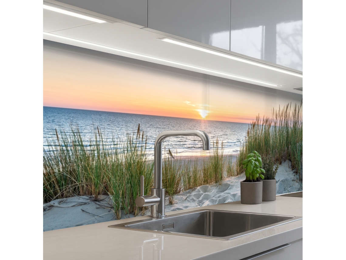 Salpicaderos De Cocina Sol - Naturaleza - Playa 250x60 Cm