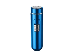 (azul) Afeitadora Eléctrica Compacta Y Portátil Para Hombres - Recargable Por Usb