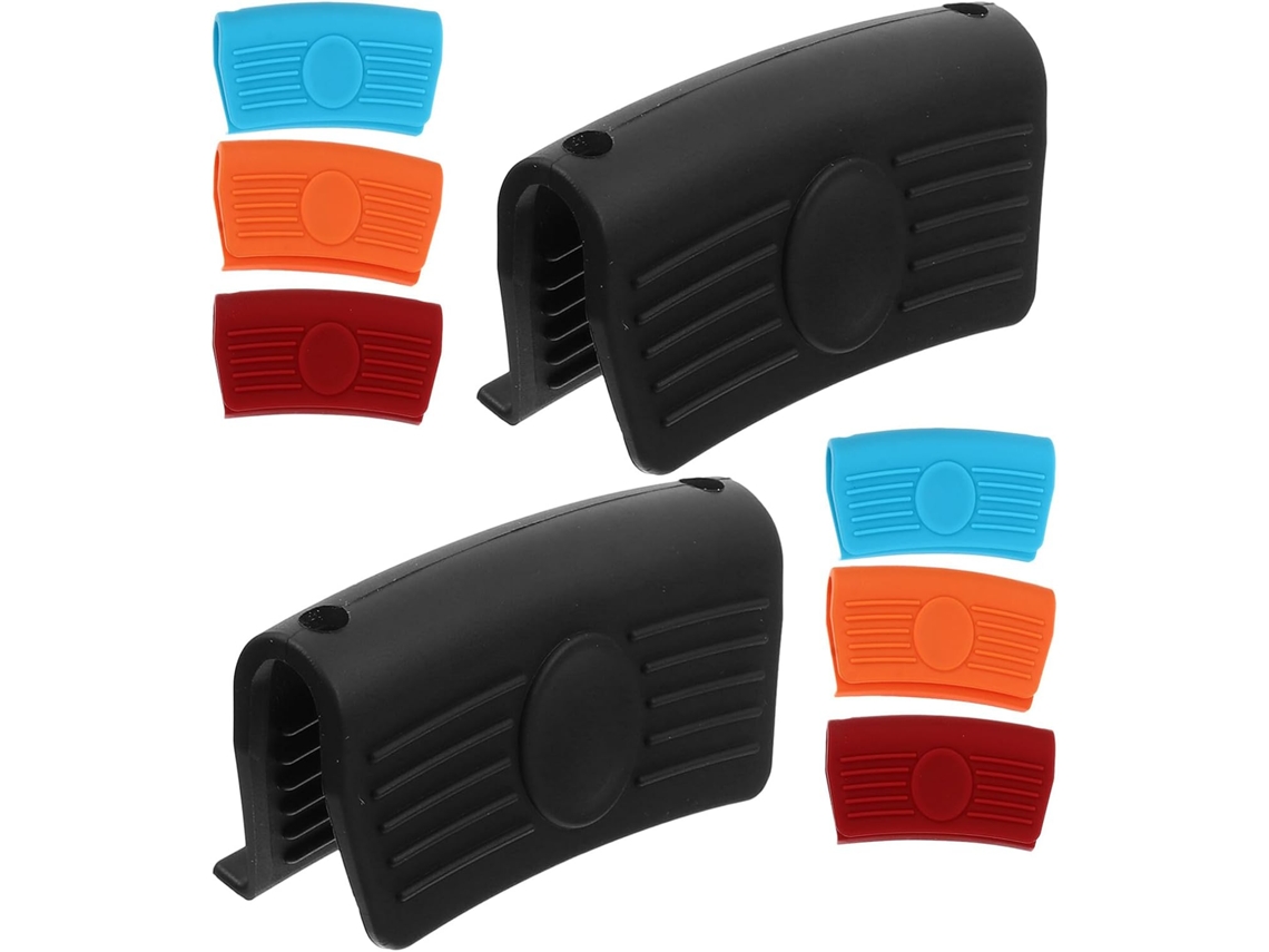 Tú, 4 Pares De Fundas De Silicona Para Mangos De Ollas, Resistentes Al Calor, Para Agarraderas De Ollas