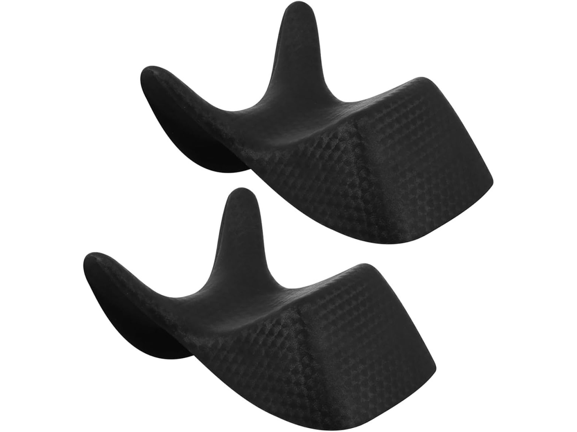 Juego de 2 almohadas de soporte cervical de PVC suave, cómodas y antideslizantes, ideales