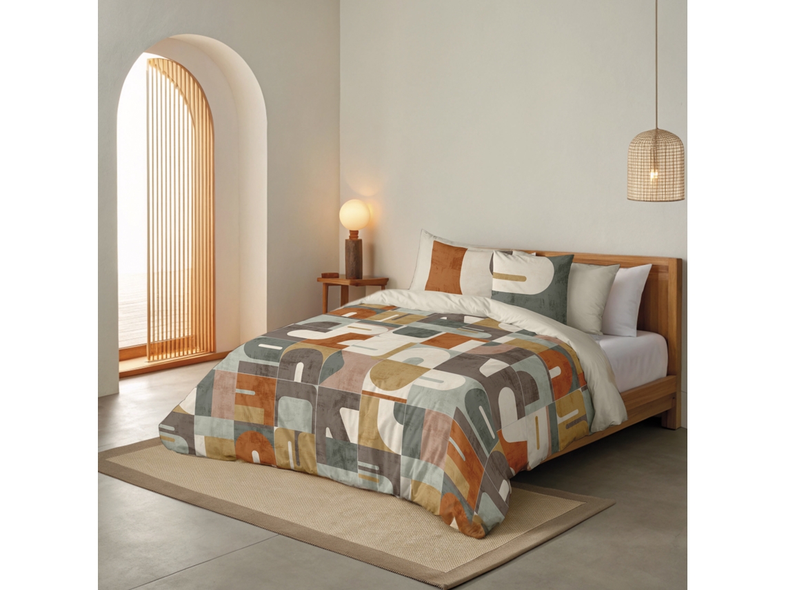 Funda Nórdica Estampada Puzzle Cama 180