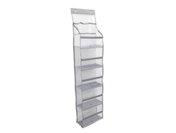 Ats-organizador Multifuncional Para Puerta Con 5 Capas Y 3 Bolsillos De Gran Capacidad Anti-inclinación Para Pantry, Guardería Y Baño