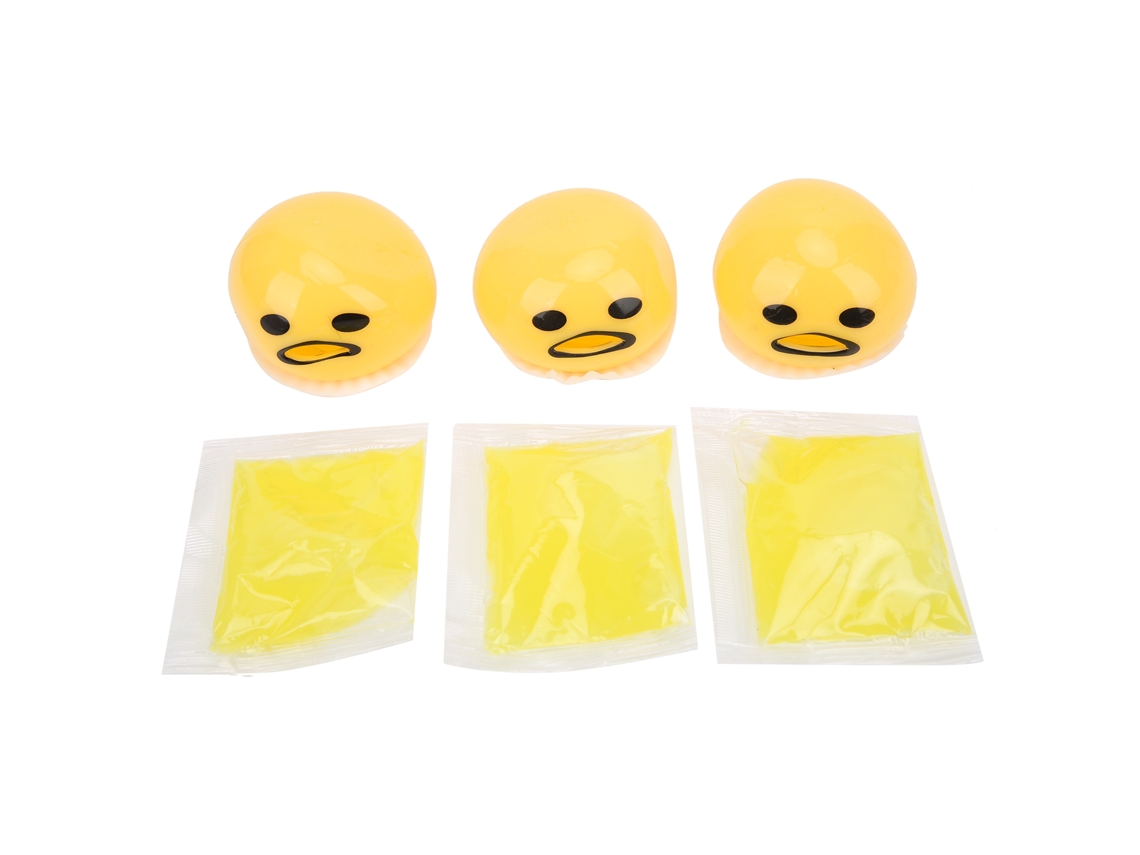 Juguete Para Exprimir Huevos, Vómito De Yema, Alivio Del Estrés, Descompresión, Tiempo De Juego, 3 Piezas