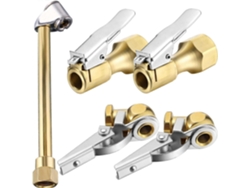 Set De 5 Llaves De Aire De 1/4" Incluyendo Llave Doble S690 Para Camiones, Coches Y Motocicletas