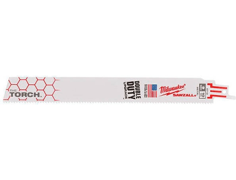 Láminas MILWAUKEE Sable Metal Demolidoras Torch Heavy Duty230X1 Tpi