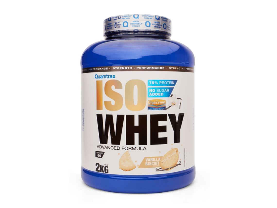 Isowhey - 2kg Vainilla Con Galletas Quamtrax