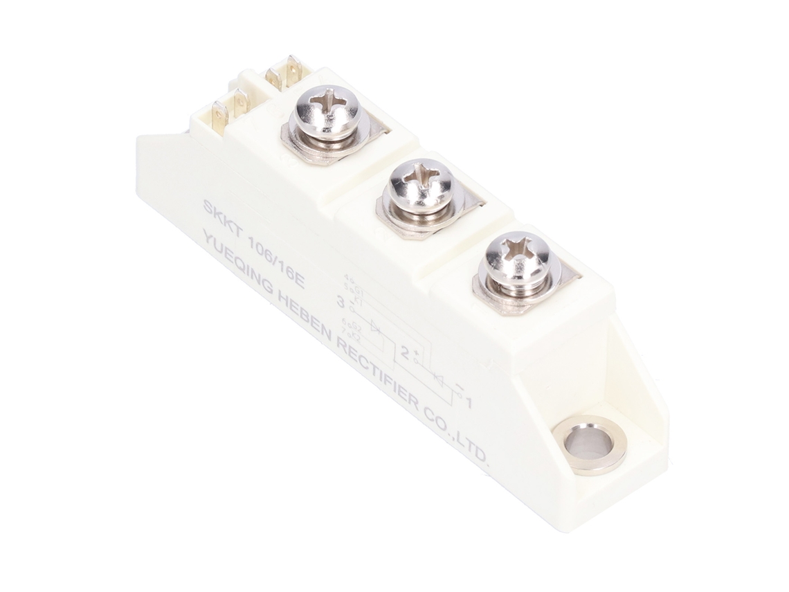 Módulo rectificador de puente de tiristores SKKT106 de 106 A y 1600 V para equipos de distribución y control de energía