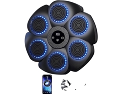 Máquina de boxeo con música inteligente, 9 modos de entrenamiento, 18 velocidades, color negro OEM