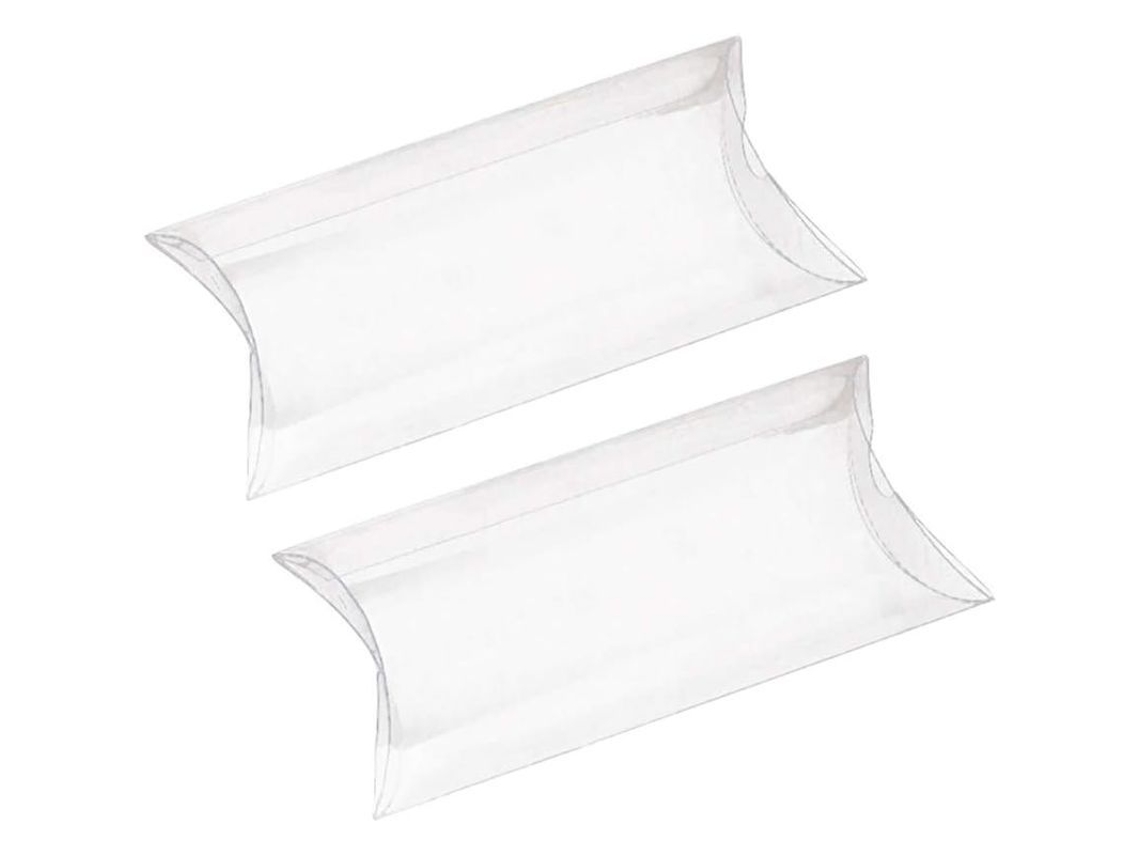 50 Cajas Transparentes De Regalo Para Almohadas Cajas De Dulces Para Bodas Y Fiestas