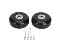 2 Ruedas De Repuesto Para Maleta Giratoria Universal De Goma Pu Con Herramienta, 56x24 Mm