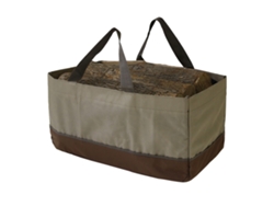 Bolsa Grande De Lona Encerada Para Transportar Leña