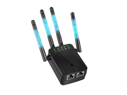 Repetidor Wifi 1200 Mbps, Antenas Duplas Yizhood (preto)
