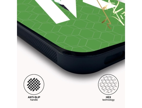 Funda PHONECASES3D iPhone 13 Pro - Oficial Real Betis Fc (Piel Sintética - Negro)