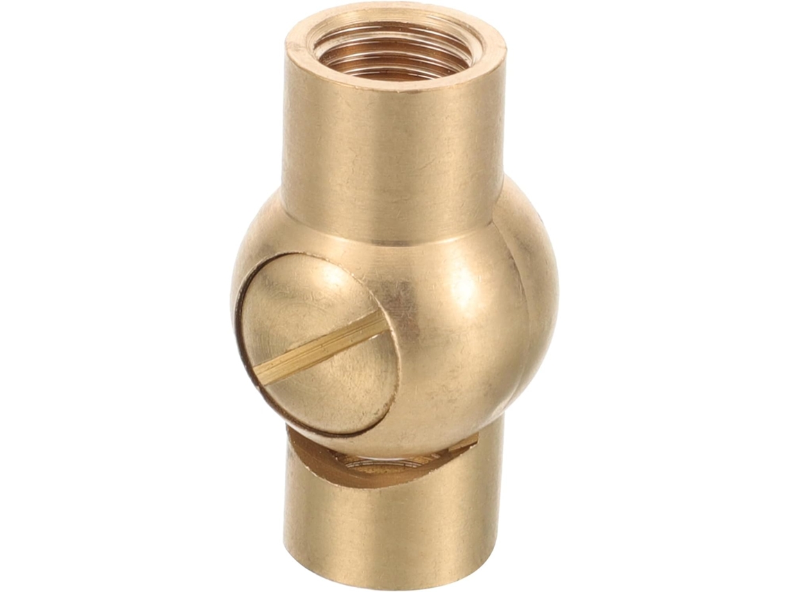 Adaptador De Luz De Pared M10 De Cobre Con Cabezal Giratorio De 180°