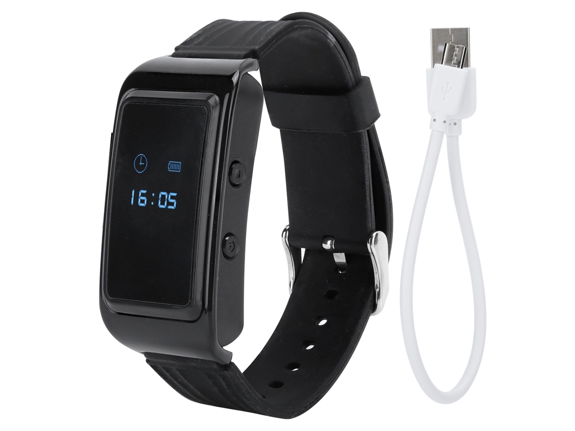 Pulsera Inteligente D6 1080p Con Grabación De Voz Y Cámara Portátil - Pulsera Inteligente