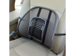 Cojín Ergonómico Para Asiento De Coche Con Material De Malla Transpirable Y Función De Masaje: Soporte Lumbar Ajustable, Diseño Compacto, Re