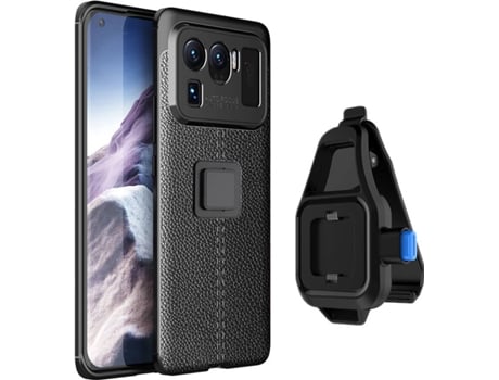 Funda Xiaomi Mi 11 Ultra Rugged Leather con Soporte de Cintura Negro