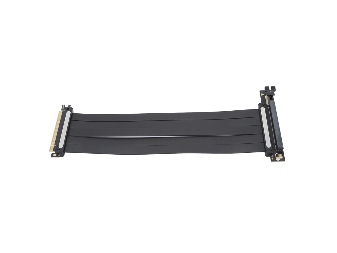 Cable Elevador De Gpu De Alta Velocidad Flexible Pcie4.0 X16 Con Blindaje Emi De Ángulo Recto, 300mm