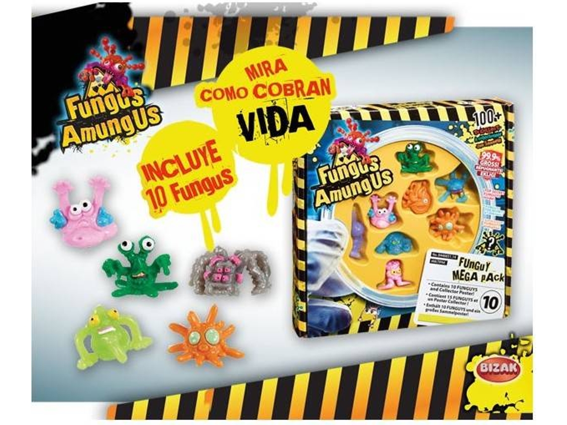 Figuras BIZAK Fungus Amungus Pack 10 Muñeco