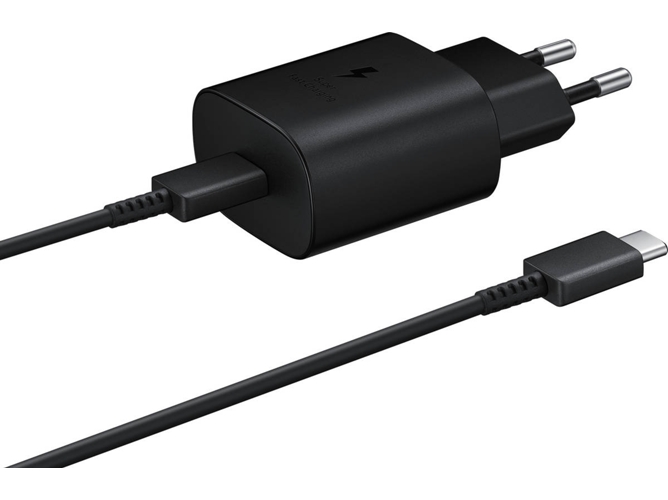 Cargador Samsung Usbc epta800 interior negro corriente alterna 11 v 1 m pd 25w wall charger 11v 1m 3.0 epta800xbegww