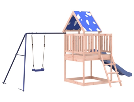 Parque Infantil De Exterior VIDAXL Marrón Madera