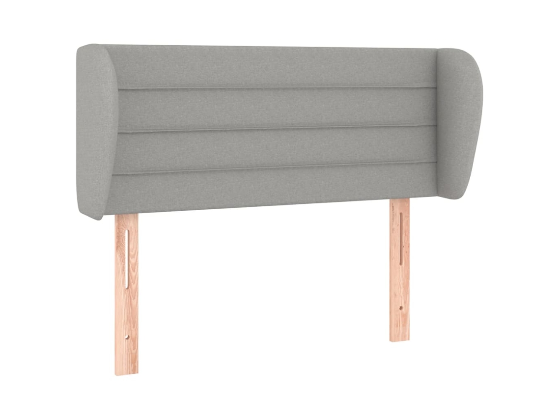 Maison Exclusive - Cabecero De Tela Gris Claro 83x23x78/88 Cm