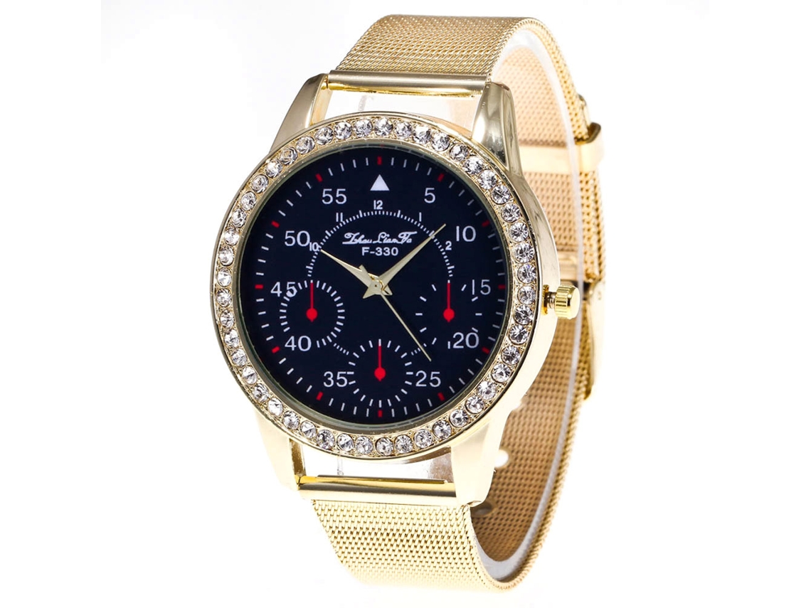 Reloj De Pulsera De Cuarzo Para Mujer Con Esfera Redonda, Estilo Casual Y Moderno, Color Naranja Zhoulianfa.