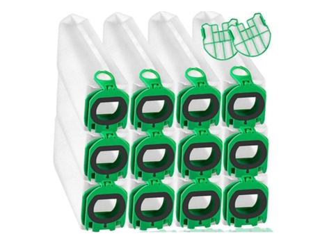 Sacos de pó de peças de reposição compatíveis com vorwerk kobold vb100 fp100