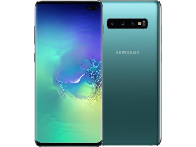 Samsung Galaxy S10+ 128gb+8gb ram 64” 128gb verde 6.4 wqhd+ amoled triple 121612 mpx telefono libre 8gb128gb smartphone 8 128 prisma de qhd+ 16 9820