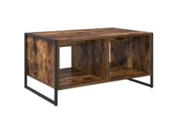 Maison Exclusive - Mesa De Café Roble Humo 80 X 50 X 40 Cm Madera Contrachapada