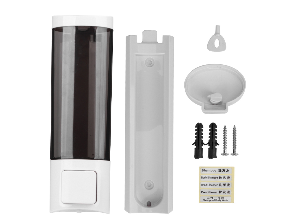Dispensador Manual De Jabón De Pared De 200 Ml Para Cocina, Baño, Champú Y Gel.