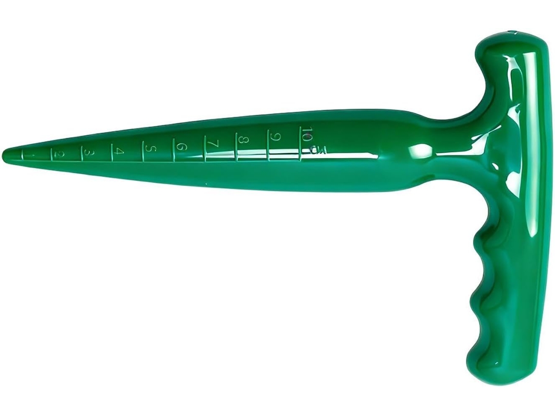 Cavador De Hoyos Para Plantar - Herramienta Ergonómica Para Cavar Manualmente, Vara De Medición Para Sembrar,