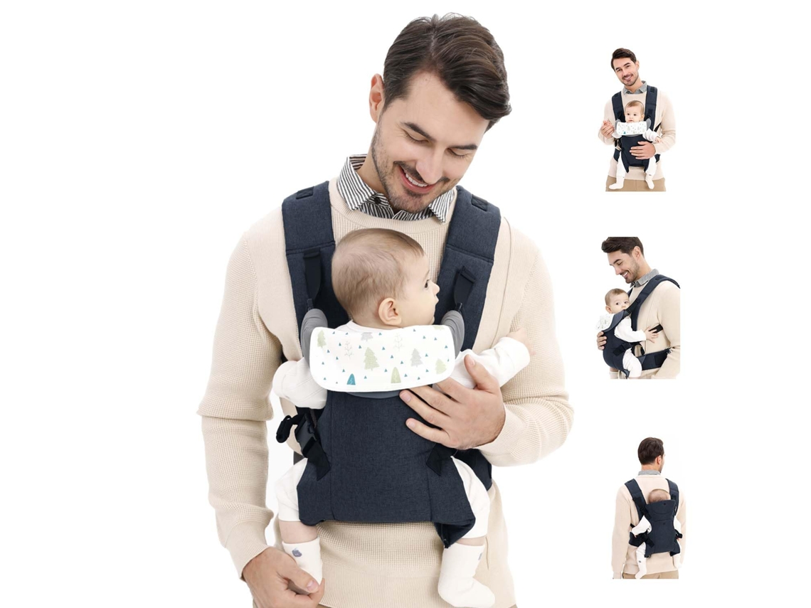 Portabebés Multifuncional Y Cómodo Para Bebés De 0 A 24 Meses Czhhmart Azul