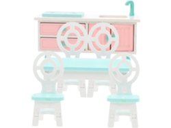 Muebles Para Casas De Muñecas, Mesas, Sillas, Modelos En Miniatura, Armarios, Cocina