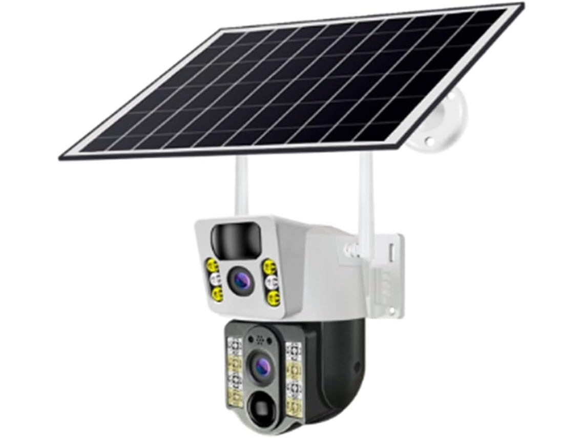 8mp 4k Hd Solar 4g Sim Doble Lente Bajo Consumo V380pro