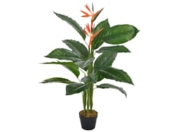 Planta artificial VIDAXL Naranja Plástico (100 cm)