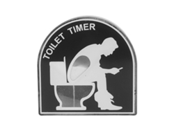 Reloj de arena de 5 minutos para decoración del baño y el hogar.