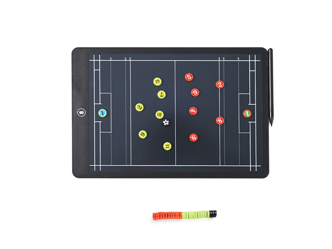 Pizarra magnética recargable de 16 pulgadas para entrenamiento de waterpolo, portapapeles táctico para entrenadores - Digitallab