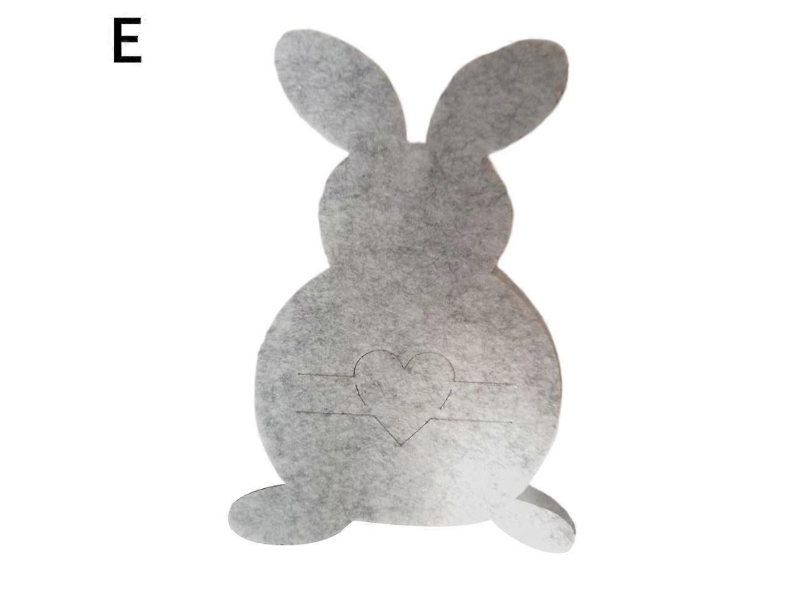 Bolsas para cubiertos con forma de conejito de Pascua, decoración de bolsas para cubiertos, portacubiertos, Nostalgia88