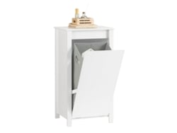 Cesto para la Ropa con 1 Cesto Blanco Bzr100-W SOBUY SOBUY