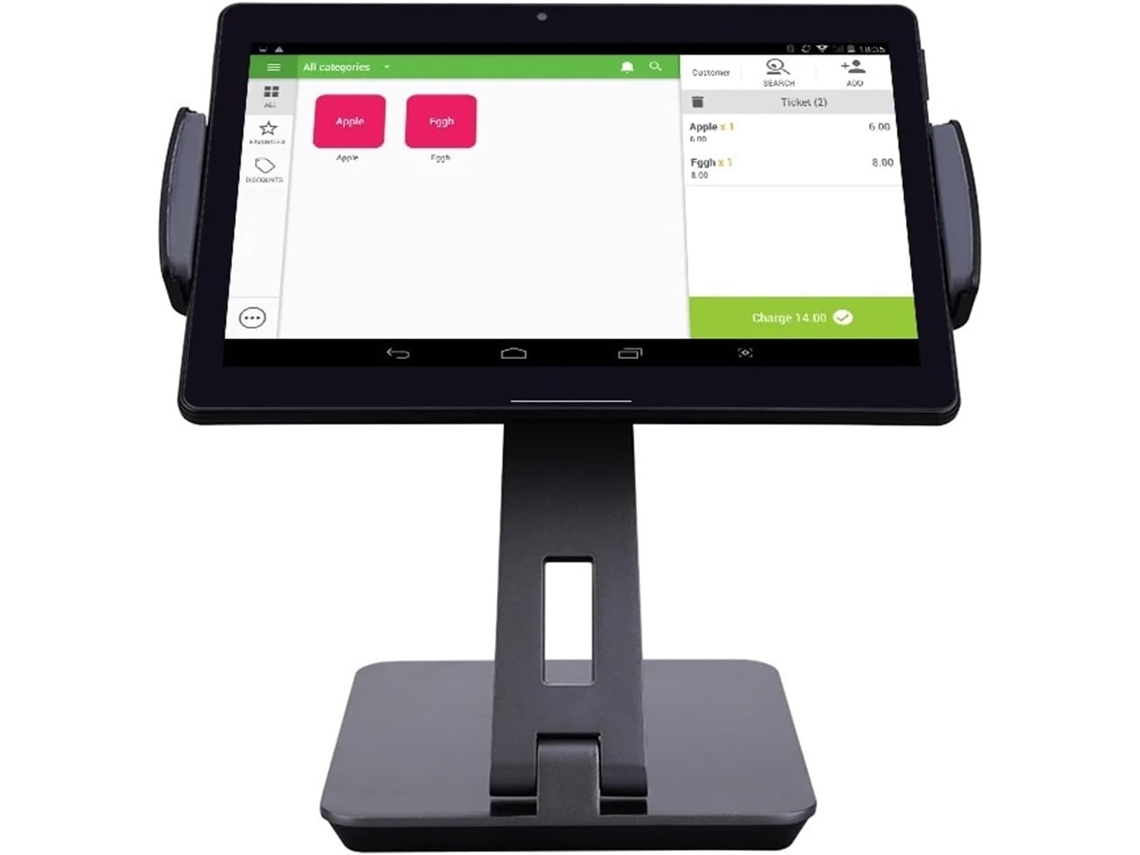 Caja Registradora Para Pequeños Negocios Con Tableta Táctil Capacitiva De 10 Pulgadas