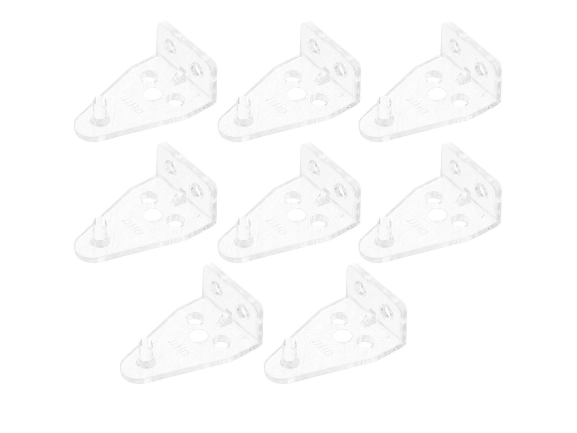 Omni-8pcs Gancho Conector De Inclinación Para Persianas Premium Duradero De Plástico 3.2x2x1.3cm Tal Como Se Muestra